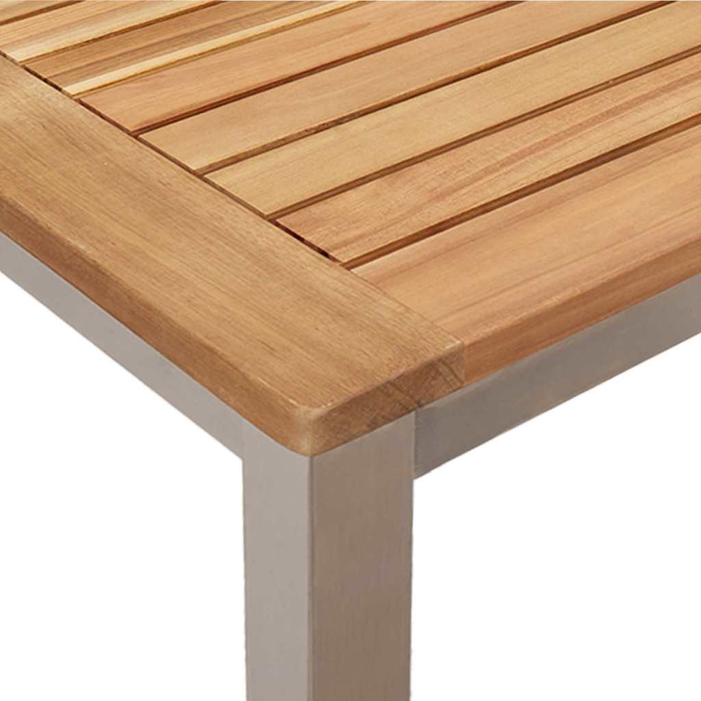 vidaXL Outdoor Dining Set 3 pcs Brown Solid Acacia Wood