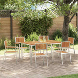 vidaXL Outdoor Dining Set 3 pcs Brown Solid Acacia Wood