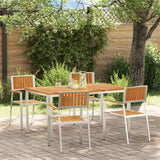 vidaXL Outdoor Dining Set 3 pcs Brown Solid Acacia Wood