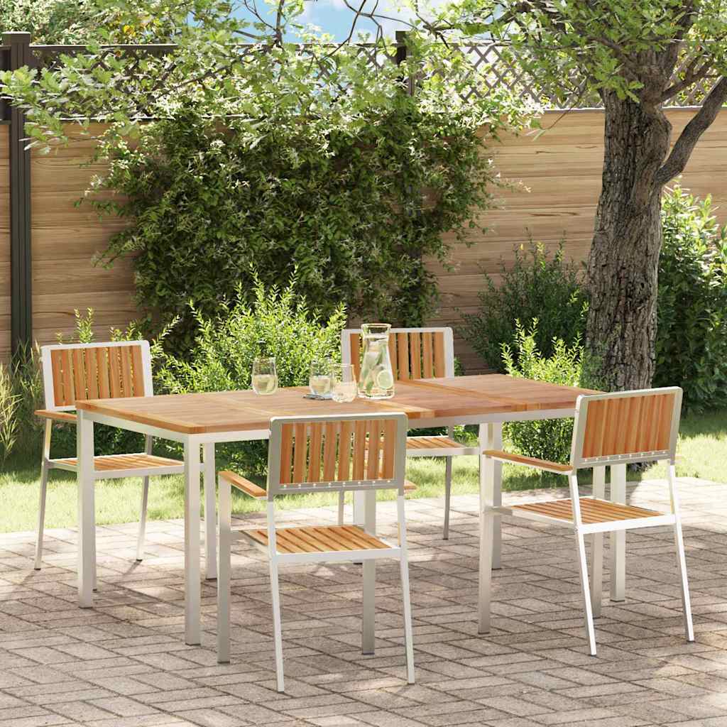 vidaXL Outdoor Dining Set 3 pcs Brown Solid Acacia Wood