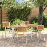 vidaXL Outdoor Dining Set 3 pcs Brown Solid Acacia Wood