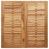 vidaXL Tuin Eettafel Set 3 pcs Bruin Massief Acacia Hout