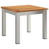 vidaXL Ligstoel 3 pcs Bruin Massief Acacia Hout