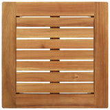 vidaXL Tuin Eettafel Set 3 pcs Bruin Massief Acacia Hout