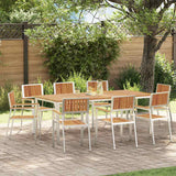 vidaXL Tuinstoel 6 pcs Bruin 56 x 54,5 x 87 cm Massief Acacia Hout