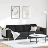 vidaXL Woonkamerbank Lichtgrijs 250 x 77 x 76 cm Polyester