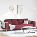vidaXL Woonkamerbank Lichtgrijs 250 x 77 x 76 cm Polyester