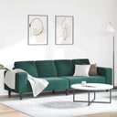 vidaXL Woonkamerbank Blauw 250 x 77 x 76 cm