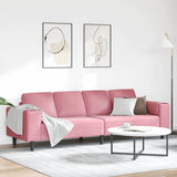 vidaXL Woonkamerbank Blauw 250 x 77 x 76 cm