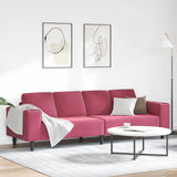 vidaXL Woonkamerbank Blauw 250 x 77 x 76 cm