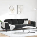 vidaXL Woonkamerbank Blauw 250 x 77 x 76 cm