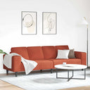 vidaXL Banque avec coussins de lumière 250 x 77 x 76 cm Tissu en velours côtelé