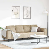 vidaXL Woonkamerbank Lichtgrijs 250 x 77 x 76 cm