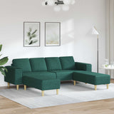 vidaXL Woonkamerbank Lichtgrijs 250 x 77 x 76 cm Polyester