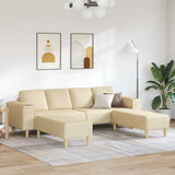 vidaXL Woonkamerbank Lichtgrijs 250 x 77 x 76 cm Polyester