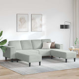 vidaXL Woonkamerbank Blauw 250 x 77 x 76 cm