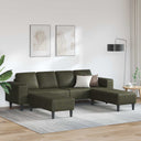 vidaXL Woonkamerbank Lichtgrijs 250 x 77 x 76 cm