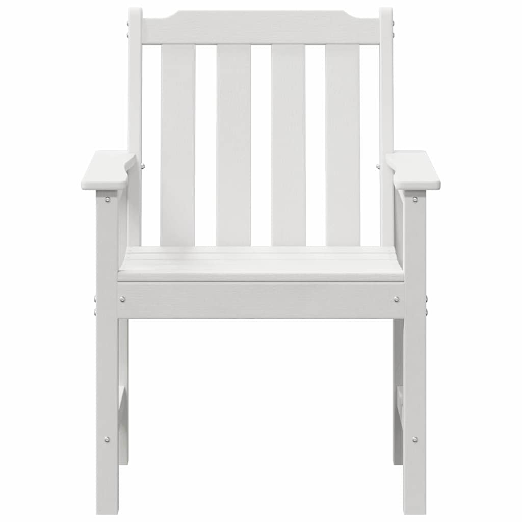 vidaXL Garden chair 4 pcs White 65.5 x 59 x 88 cm Polyethylene