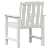 vidaXL Garden chair 4 pcs White 65.5 x 59 x 88 cm Polyethylene