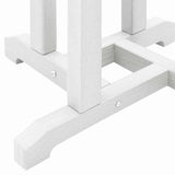 vidaXL Garden Bar Set 3 Pieces White HDPE