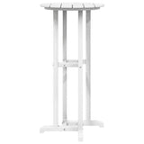 vidaXL Garden Bar Set 3 Pieces White HDPE