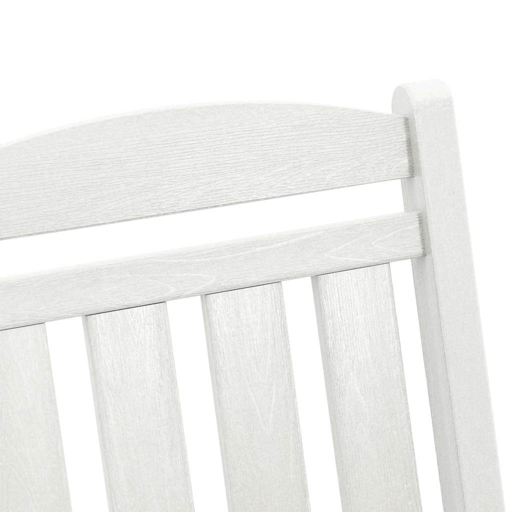 vidaXL Rocking Chair 2 pcs White 92 x 70 x 108 cm Polyethylene