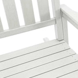 vidaXL Rocking Chair 2 pcs White 92 x 70 x 108 cm Polyethylene