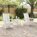 vidaXL Garden Chair 2 pcs White 80.5 x 74.5 x 92 cm Polyethylene