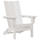 vidaXL Garden Chair 2 pcs White 80.5 x 74.5 x 92 cm Polyethylene
