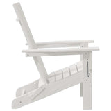 vidaXL Garden Chair 2 pcs White 80.5 x 74.5 x 92 cm Polyethylene