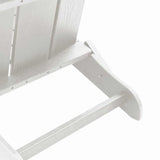 vidaXL Garden Chair 2 pcs White 80.5 x 74.5 x 92 cm Polyethylene