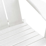 vidaXL Garden Chair 2 pcs White 80.5 x 74.5 x 92 cm Polyethylene