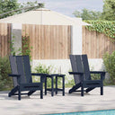 vidaXL Garden Chair 2 pcs White 80.5 x 74.5 x 92 cm Polyethylene