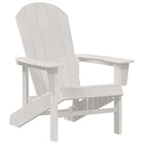 vidaXL Garden Chair 2 pcs White 82 x 74 x 92 cm Polyethylene