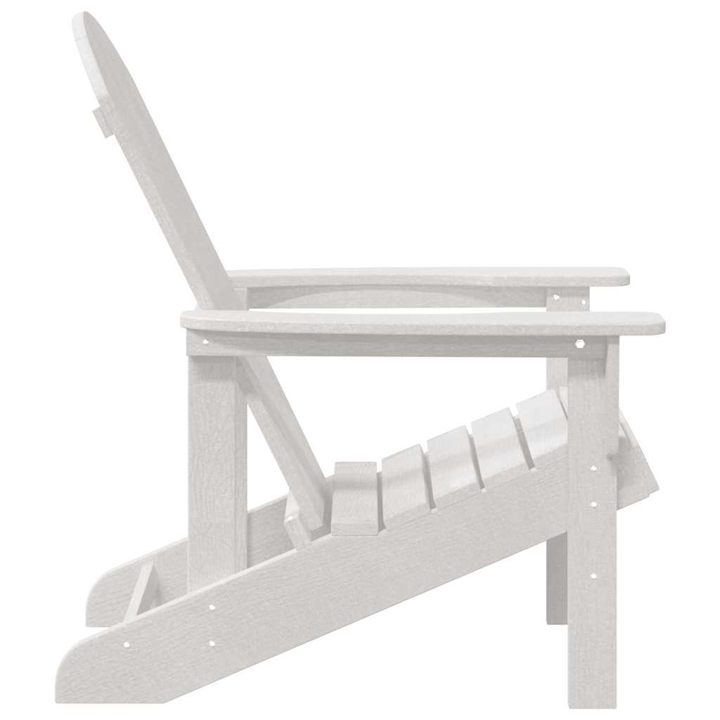 vidaXL Garden Chair 2 pcs White 82 x 74 x 92 cm Polyethylene