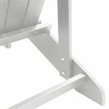 vidaXL Garden Chair 2 pcs White 82 x 74 x 92 cm Polyethylene