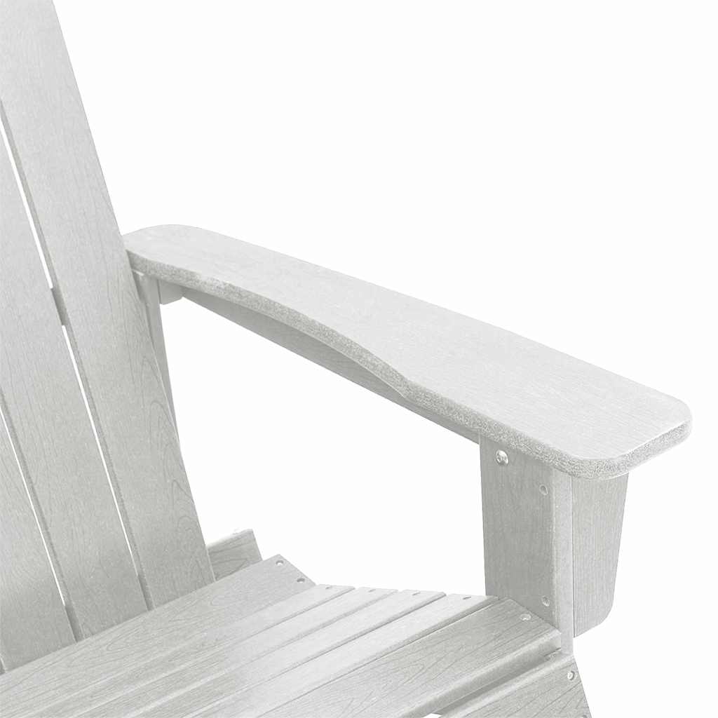 vidaXL Adirondack Schommelstoelen 2 pcs Wit HDPE