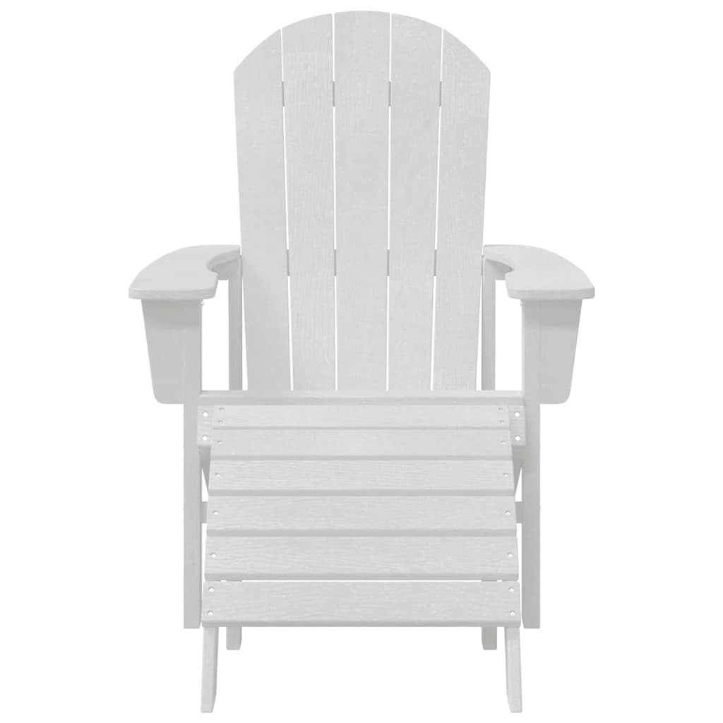 vidaXL Garden chair 2 pcs White 83 x 74 x 92 cm Polyethylene