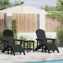 vidaXL Garden chair 2 pcs White 83 x 74 x 92 cm Polyethylene
