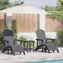 vidaXL Garden chair 2 pcs White 83 x 74 x 92 cm Polyethylene