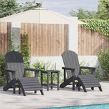 vidaXL Garden chair 2 pcs White 83 x 74 x 92 cm Polyethylene