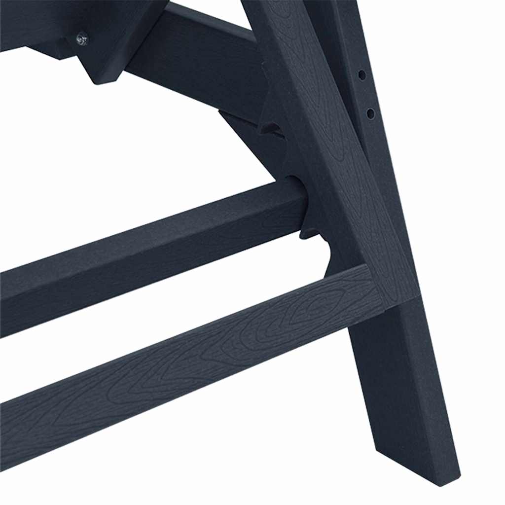 vidaXL Ligstoel 2 pcs Wit 195,5 x 53 x 98,5 cm Polyetheen