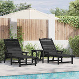 vidaXL Ligstoel 2 pcs Wit 195,5 x 53 x 98,5 cm Polyetheen