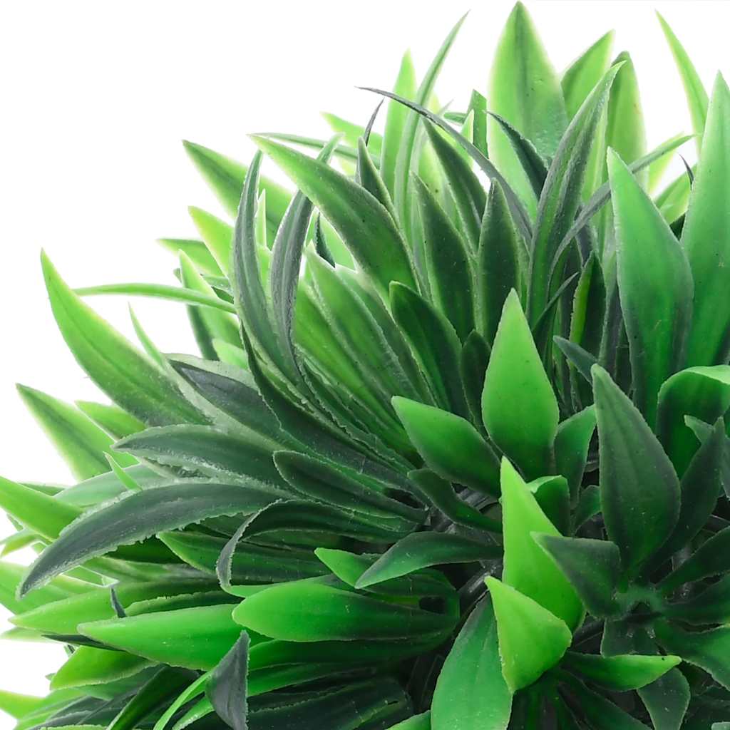 vidaXL Artificial Boxwood Balls with LED Lights 4 pcs 15 cm Green