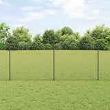 vidaXL Fence with Post Green