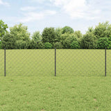vidaXL Fence with Post Green