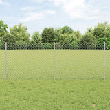 vidaXL Fence with Post Green
