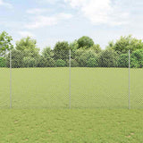 vidaXL Fence with Post Green