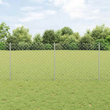 vidaXL Fence with Post Green