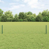 vidaXL Hek met Paal Groen